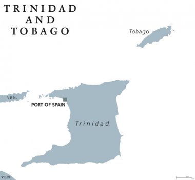 Trinidad ve Tobago siyasi harita