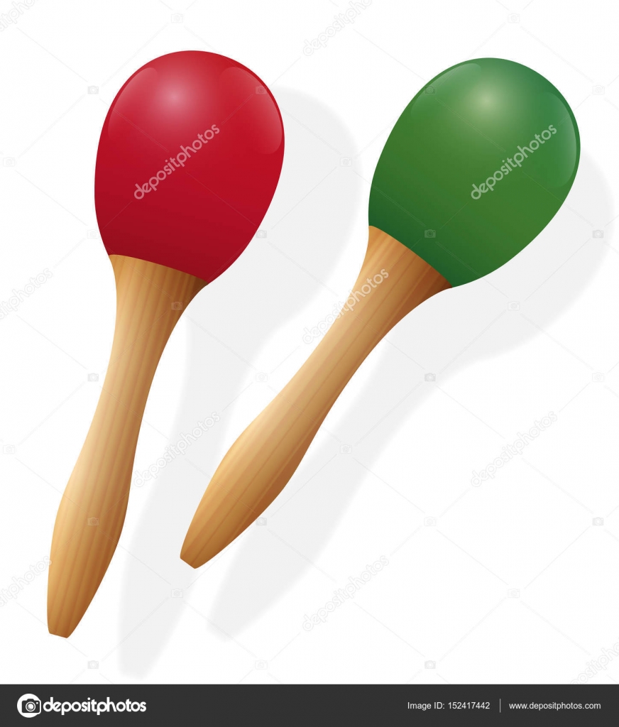Maracas Rumba Shakers Stock Vector Image by ©Furian 152417442