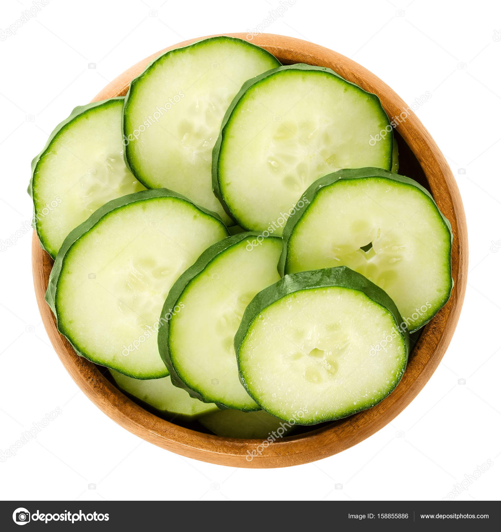 Pepino fresco sobre fondo blanco — Foto de stock © Furian #158855886