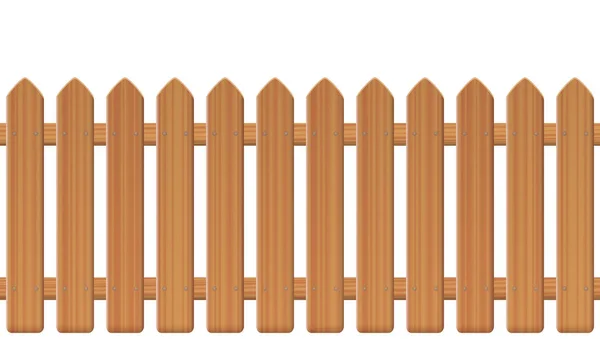 Picket Fence textura de madeira —  Vetores de Stock