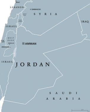Jordan siyasi harita