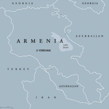 Ermenistan siyasi harita