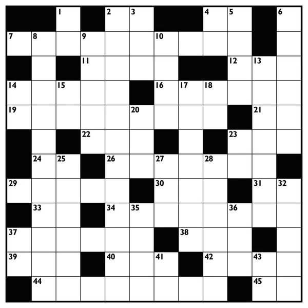 Crossword vacío cajas patrón — Archivo Imágenes Vectoriales