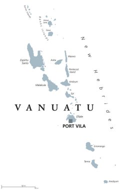 Vanuatu siyasi harita