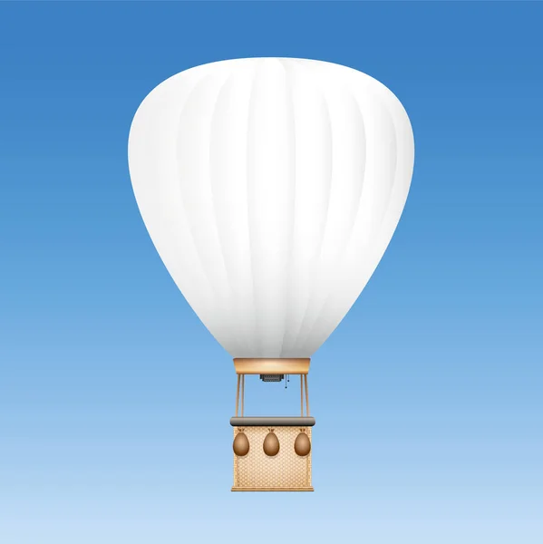 Witte lege ballon — Stockvector