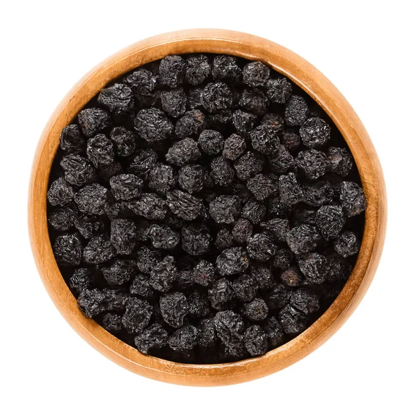 Aronia çilek, siyah Kuruyemiş ahşap kase