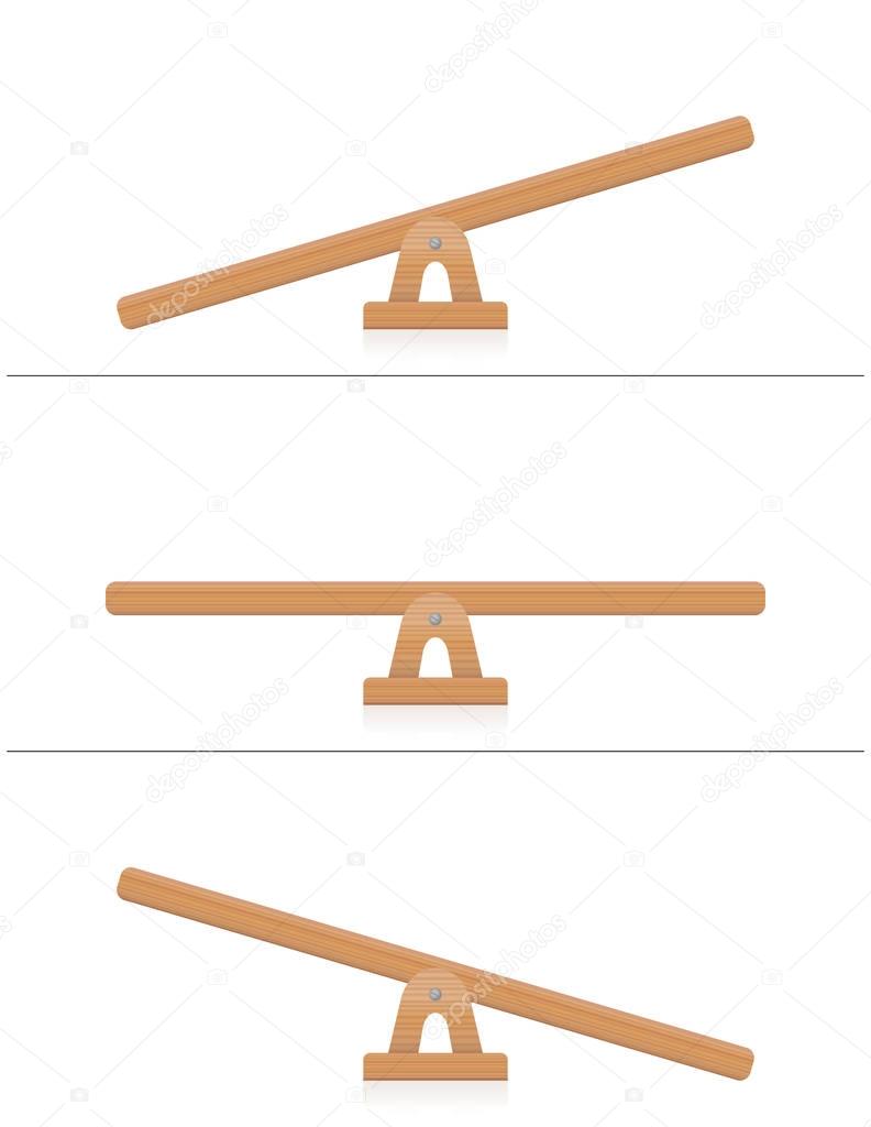 Seesaw Wooden Board