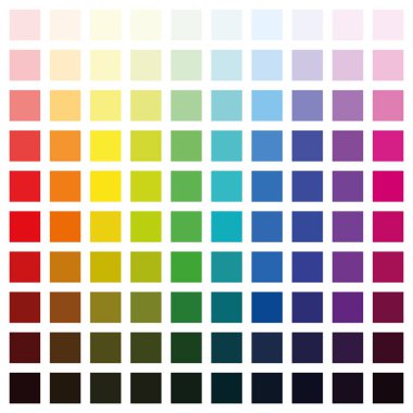 Spektrum yüz farklı renk renk