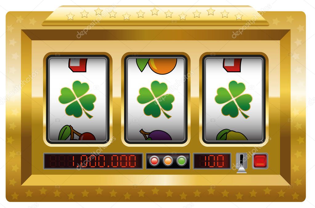 Slot Machine Lucky Clover Win