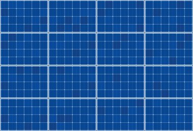 Güneş enerjisi ısı sistemleri düz plaka sistemi mavi arka plan