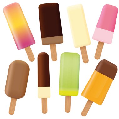 Çubuklu dondurmayı buz Lolly gevşek görücü usulü ayarla
