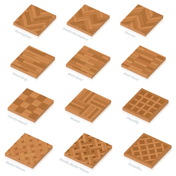 Parquetry Three Dimensional Parquet Floor Plates