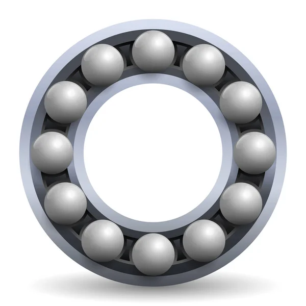 Rodamiento rodamiento anillo de bolas de hierro — Archivo Imágenes Vectoriales