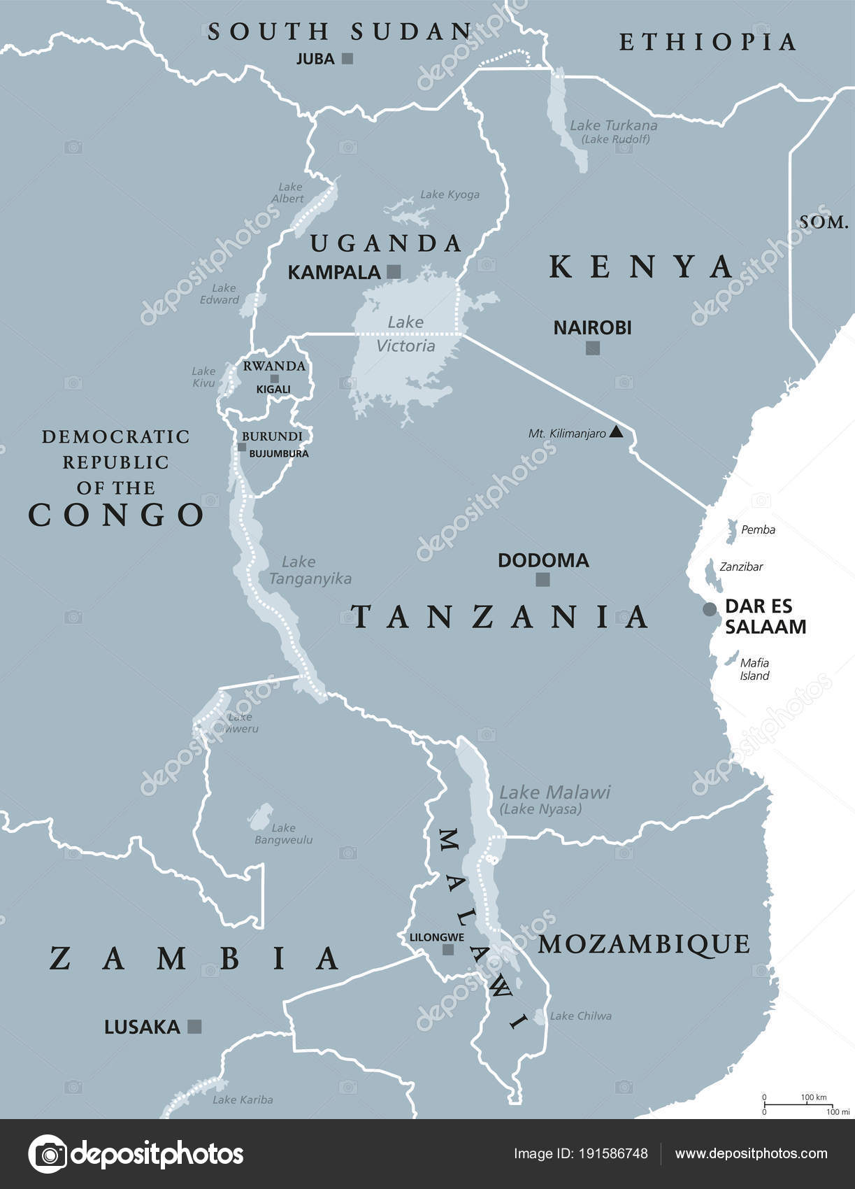 Jungle Maps: Map Of Africa Lake Tanganyika