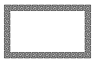 Disconnected meander, rectangle frame