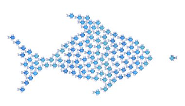 Akıntıya Karşı Yüzen Balıklar 'a karşı. Cesur, gözüpek bir balık, balık sürüsünün aksi istikamette yüzer. Cesaret, bireysellik, çeşitlilik ya da bir yabancı olmanın sembolü..