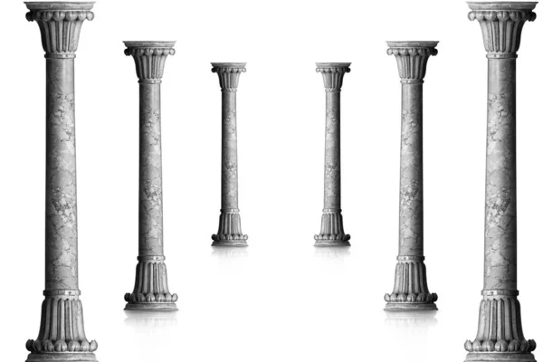Klasik Colums mermer taşı, afiş. Sütunlar sömürgesi, 