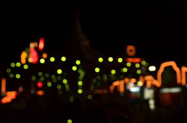 Bokeh,light blur on night background — Stock Photo, Image