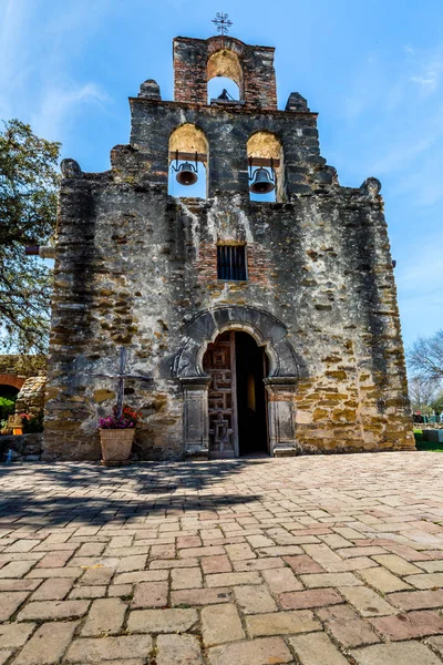 Den historiska spanska uppdrag Espada, Texas — Stockfoto