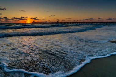Günbatımı Imperial Beach, CA.