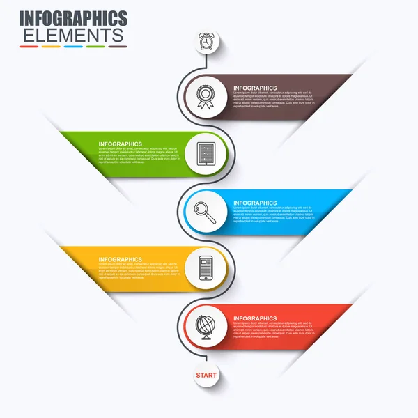 Πρότυπο infographics επιχειρήσεων — Διανυσματικό Αρχείο