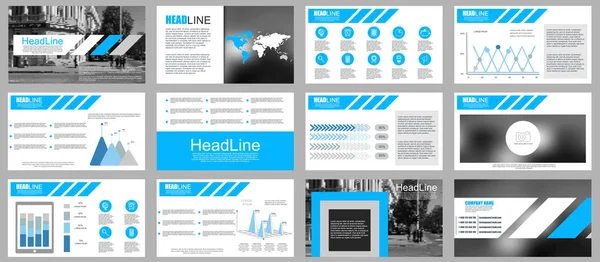 Sada prvků pro business infografiky — Stockový vektor