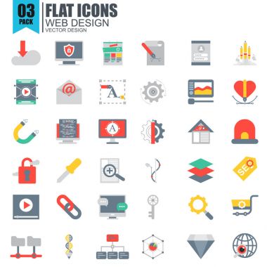 Web Tasarım Icons set