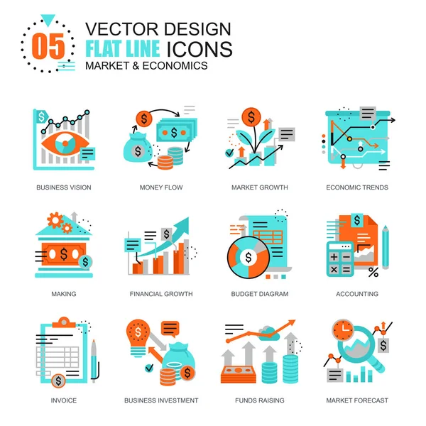 Conjunto de iconos de diseño web — Vector de stock