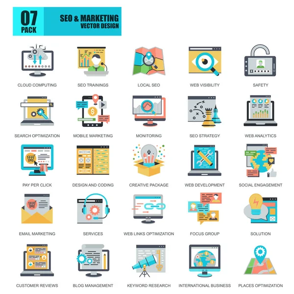 Conjunto de iconos de negocio — Archivo Imágenes Vectoriales