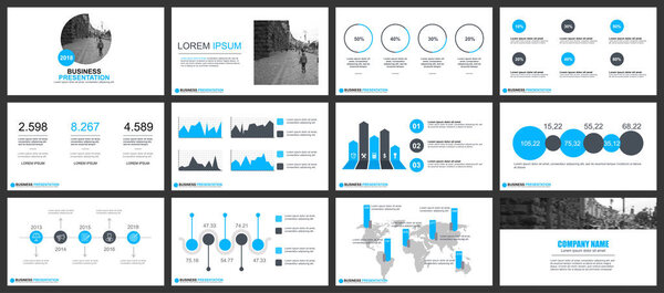 Business presentation slides templates