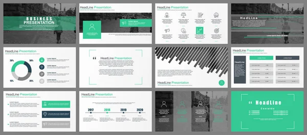 Business presentation slides templates