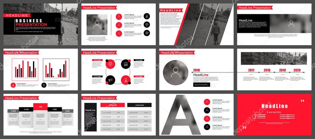 Business presentation slides templates