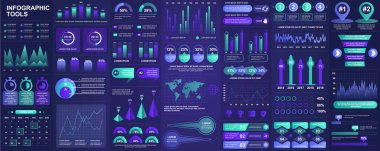 Dosya, diyagram, iş akışı, akış şeması, zaman çizelgesi, çevrimiçi istatistikler, pazarlama elemanları tasarım şablonu içeren paket bilgi UI, UX, KIT ögeleri. Vektör bilgi grafikleri ve bilgi grafikleri ayarlandı.