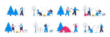 Bir sürü yaz kampı sahnesi. Mantar avı, kamp çadırıyla seyahat, şenlik ateşinin yanında gitar çalmak ve düz çizim balıkçılığı. İçinde insanların bulunduğu bir yaz kampı.