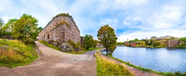 Helsinki. Finland. Panorama of Suomenlinna island. An ancient stone fortress on the island of Suomenlinna. Sightseeing In Helsinki Open-air Museum. The Nature Of Finland.