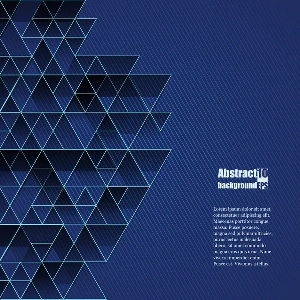 Abstrakt bakgrund med geometriskt mönster. Eps10 Vektorillustration — Stock vektor