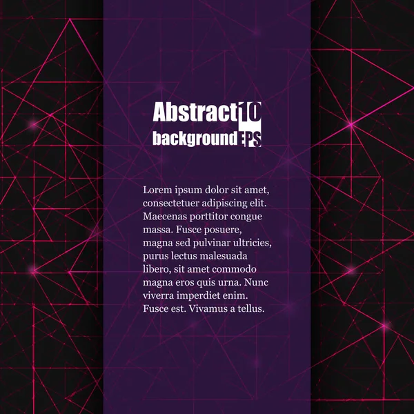 Broschüre Vorlage mit abstraktem Hintergrund. eps10 Vektorabbildung — Stockvektor