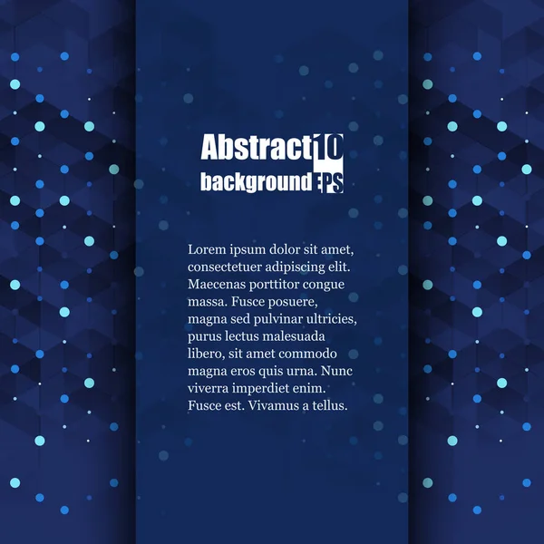 Modelo de brochura com fundo abstrato. Eps10 Ilustração vetorial — Vetor de Stock