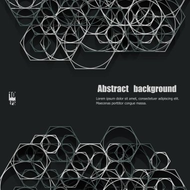Geometrik desenli soyut bir arkaplan. Eps10 Vektör illüstrasyonu