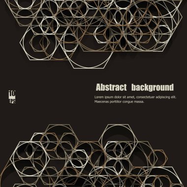 Geometrik desenli soyut bir arkaplan. Eps10 Vektör illüstrasyonu