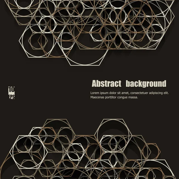 Geometrik desenli soyut bir arkaplan. Eps10 Vektör illüstrasyonu