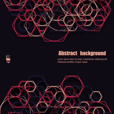 Geometrik desenli soyut bir arkaplan. Eps10 Vektör illüstrasyonu