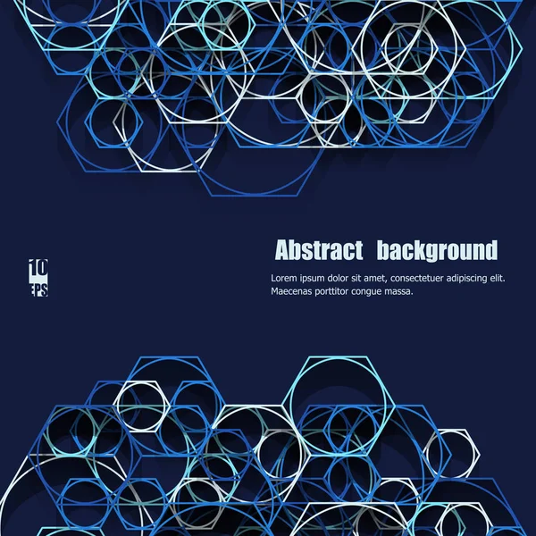 Fundal abstract cu model geometric. Eps10 ilustrație vectorială — Vector de stoc