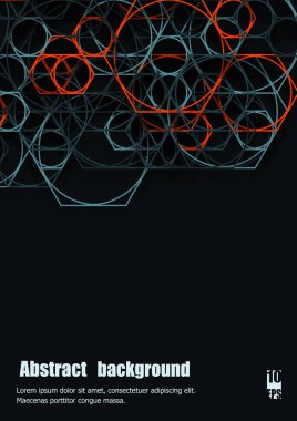 Geometrik desenli soyut bir arkaplan. Eps10 Vektör illüstrasyonu