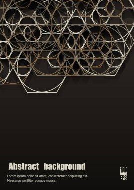 Geometrik desenli soyut bir arkaplan. Eps10 Vektör illüstrasyonu