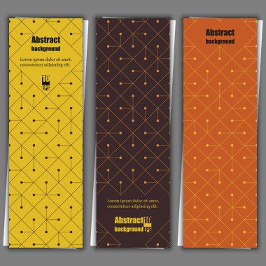 Modern arka plan rhombus ile. Arka plan afiş şablonlar kümesi. Eps10 vektör çizim