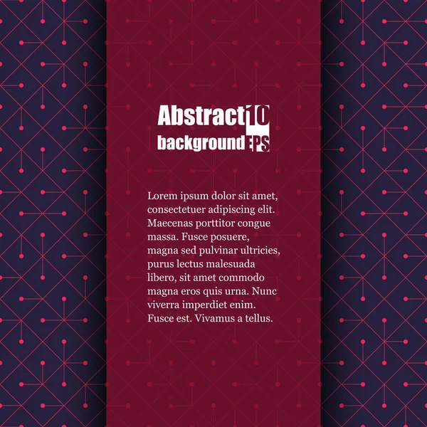 Abstracte moderne achtergrond met ruit. Brochure sjabloon met abstracte achtergrond. Eps10 Vector Illustratie — Stockvector