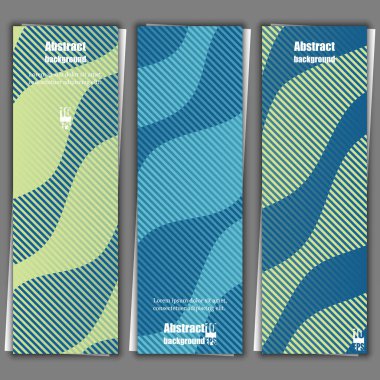 Geometrik desenli arka plan. Arka plan afiş şablonlar kümesi. Eps10 vektör çizim