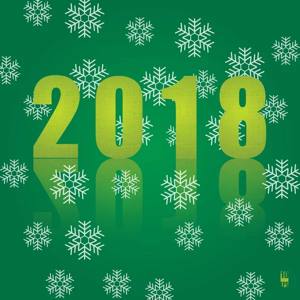 Новогодний фон с геометрическим рисунком. Рождественская открытка Зимний фон. Векторная иллюстрация Eps10 — стоковый вектор