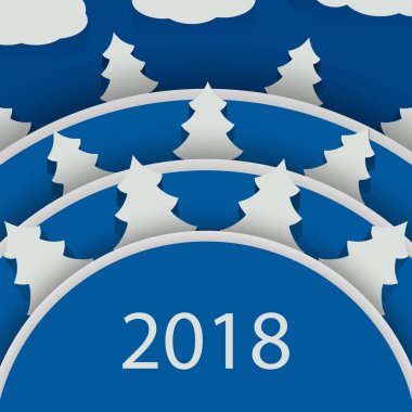 Yeni yıl arka plan geometrik desenli. Noel kartı. Kış arka plan. Eps10 vektör çizim